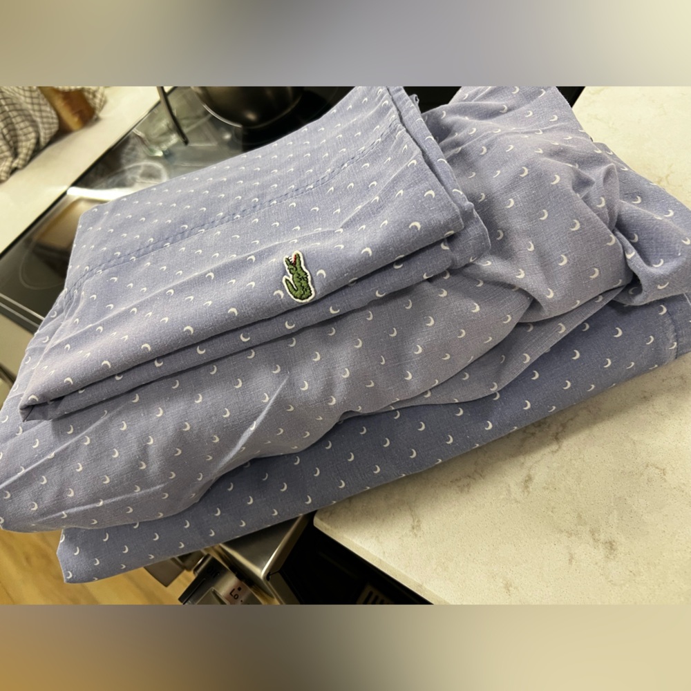 Lacoste twin sheets